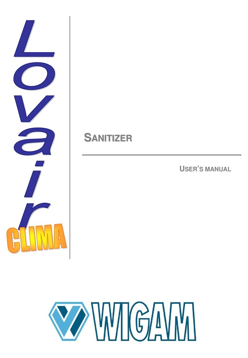 Wigam LOVAIR CLIMA user manual