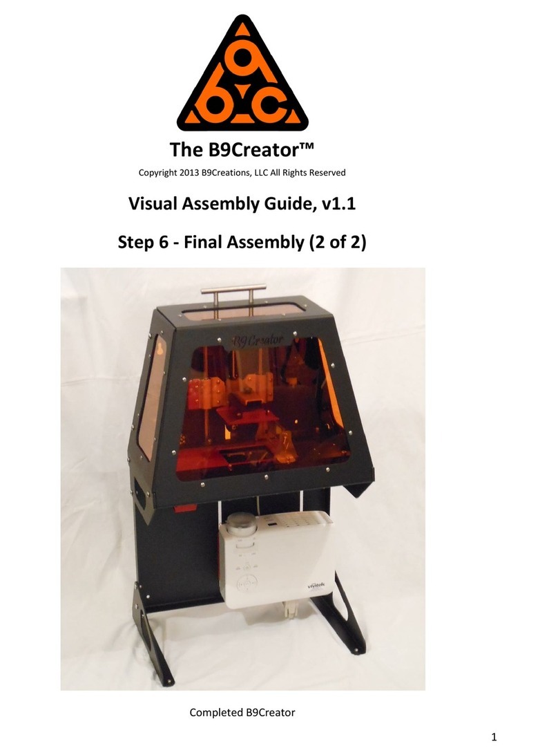 B9Creator B9Creator v1.2 Assembly guide