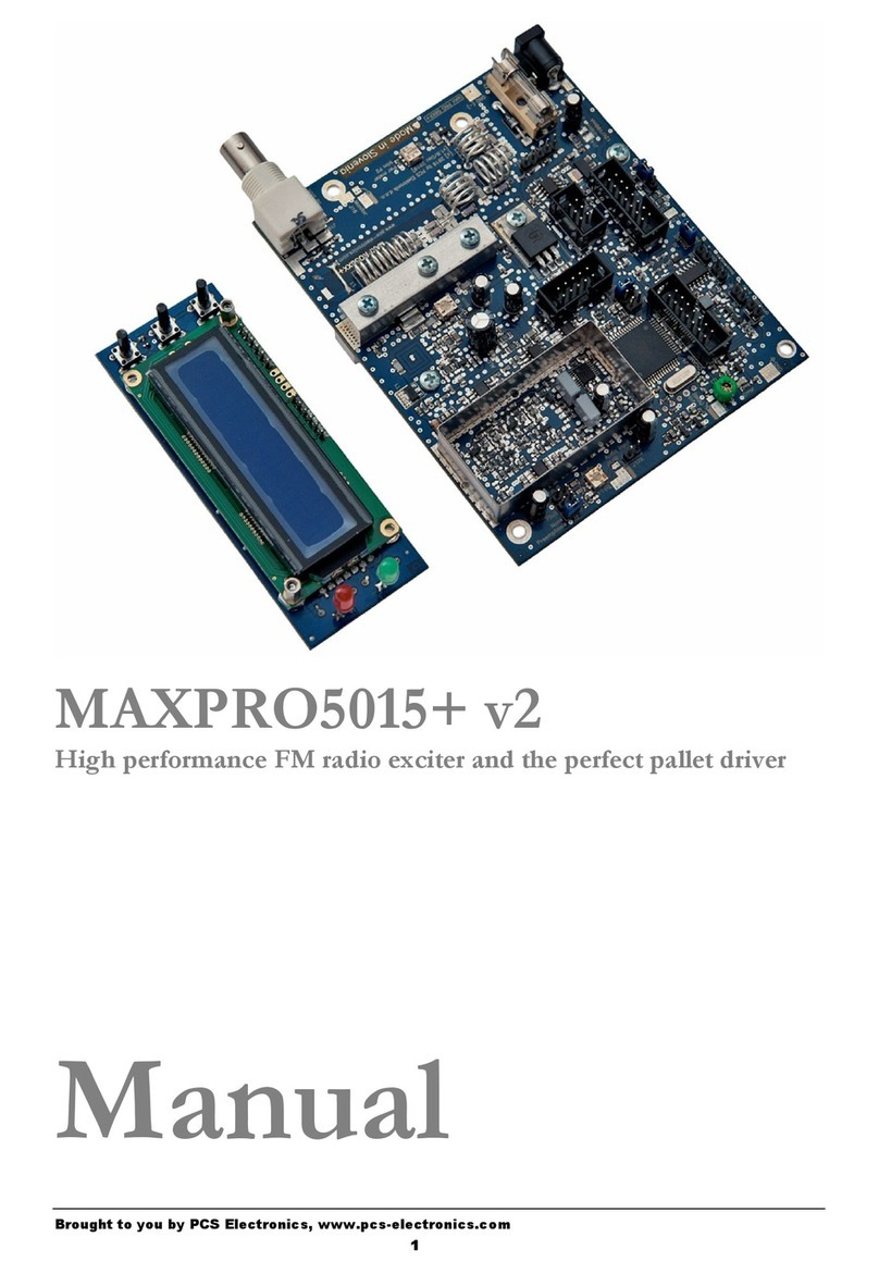 PCS Electronics MAXPRO5015+ v2 manual