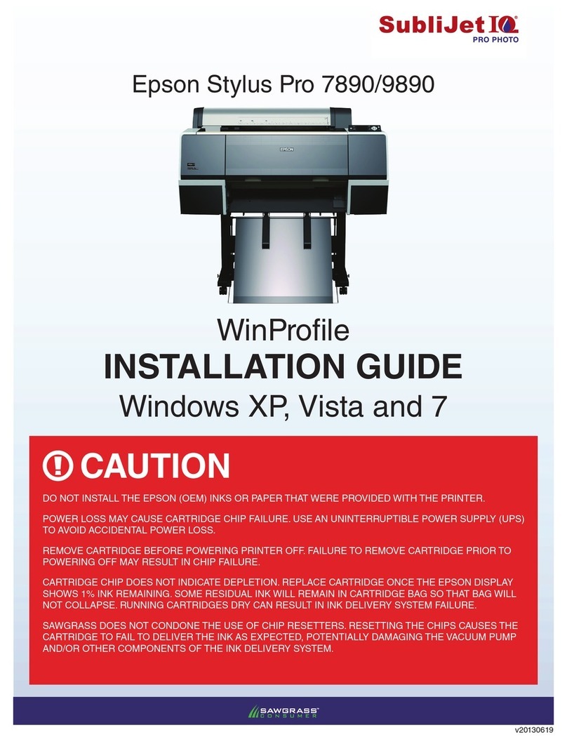 Epson Stylus Pro 9890 Series User manual
