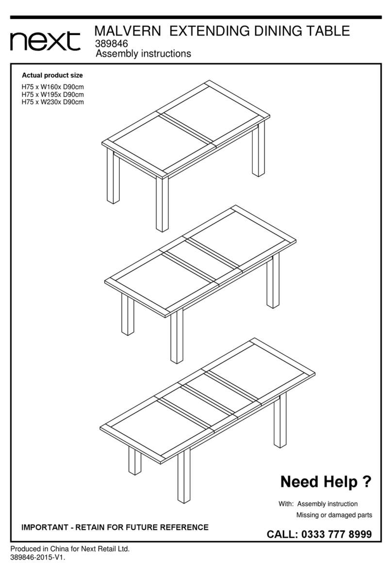 Next 389846 Assembly instructions