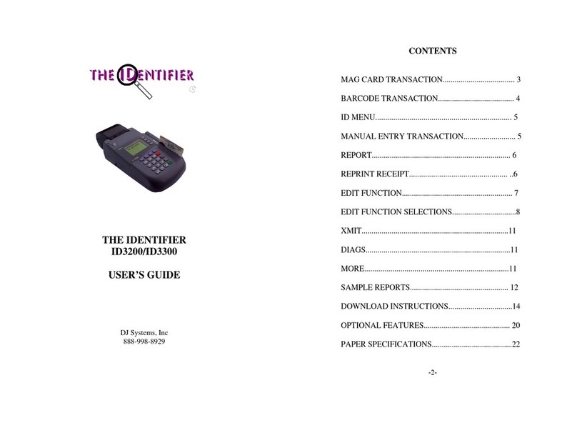 The Identifier ID3300 user guide