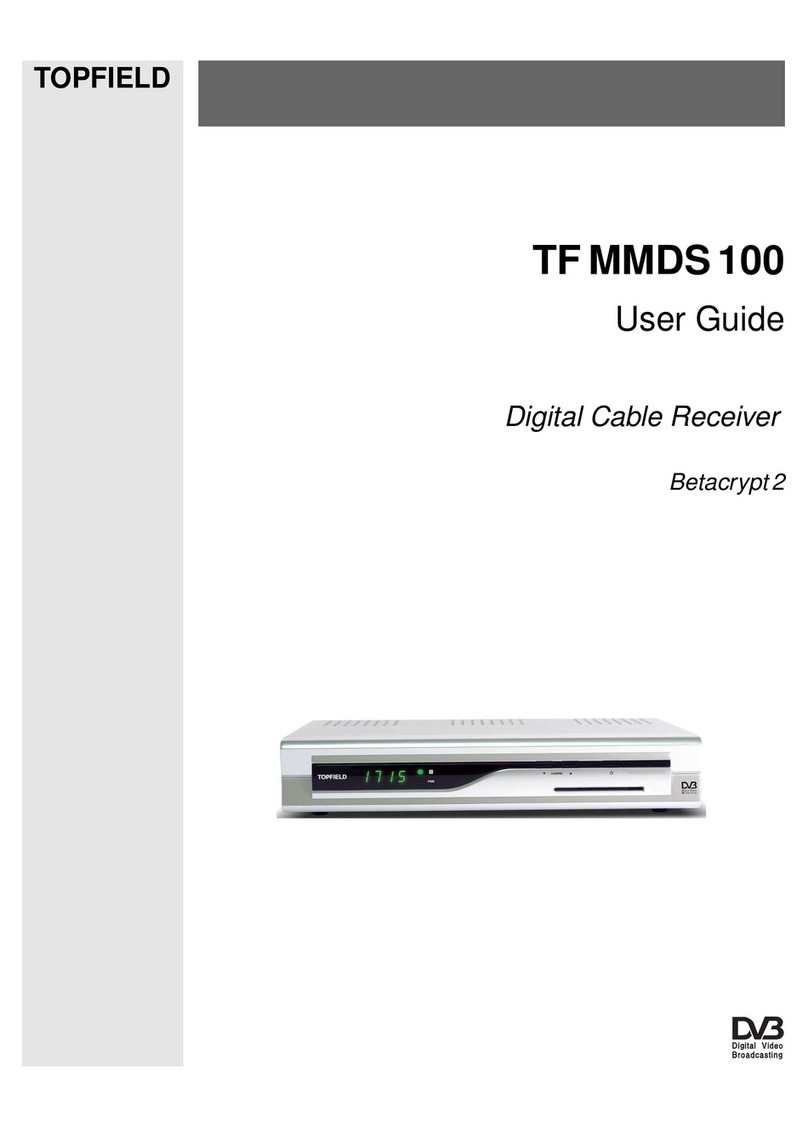 Topfield TF MMDS100 User manual Topfield TF MMDS100 User manual