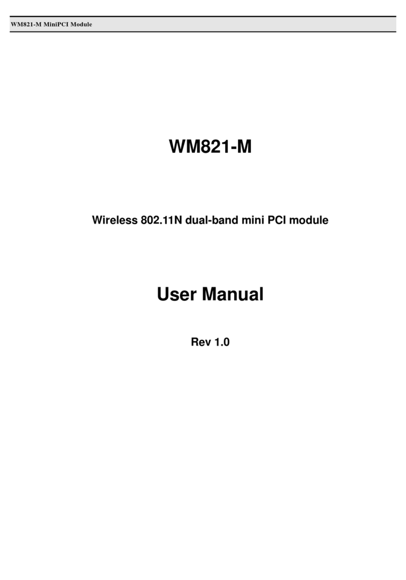 Linksys WM821-M User manual
