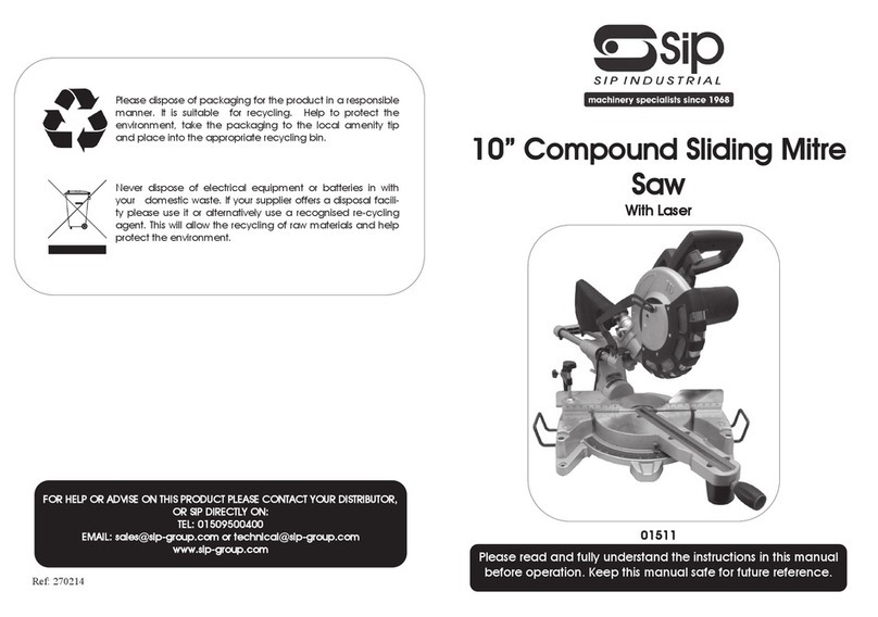 SIP 01511 User manual
