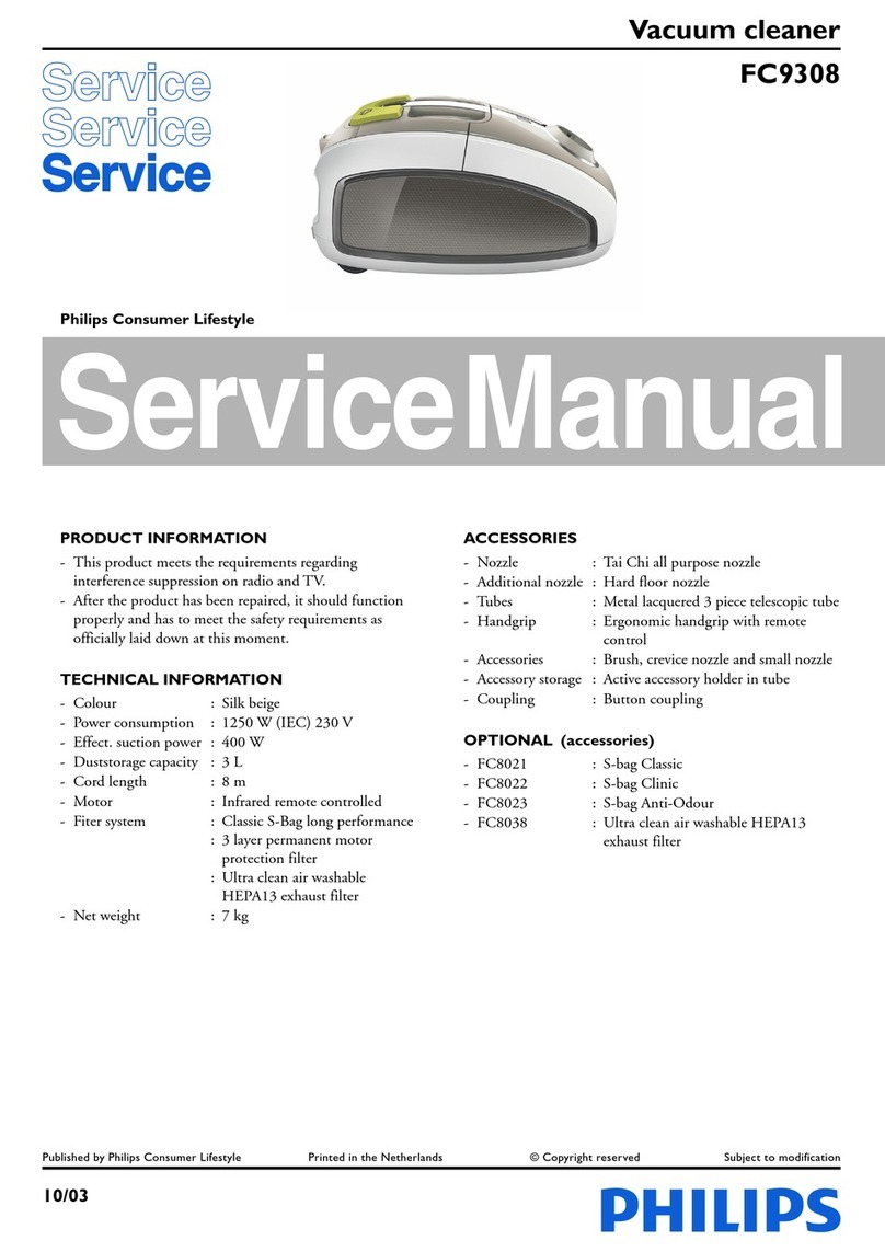 Philips SilentStar FC9308 User manual