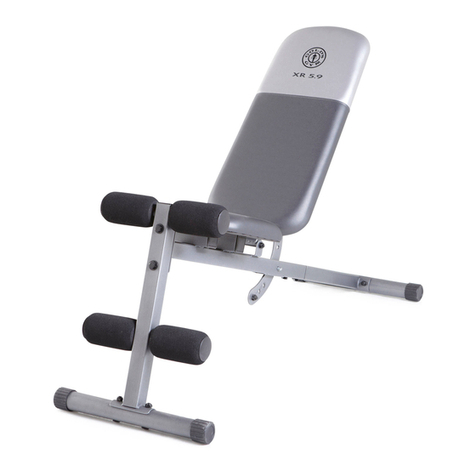 Gold's Gym XR 5.9 user manual