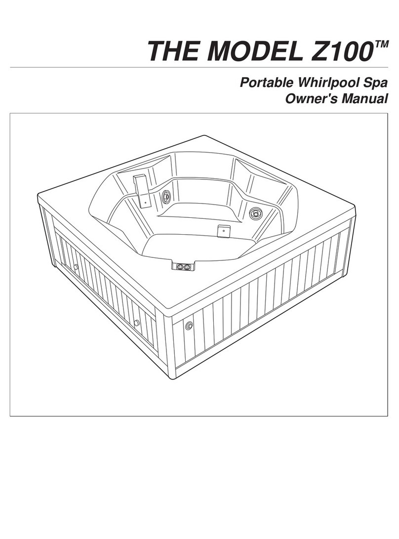 Jacuzzi Z100 owner's manual