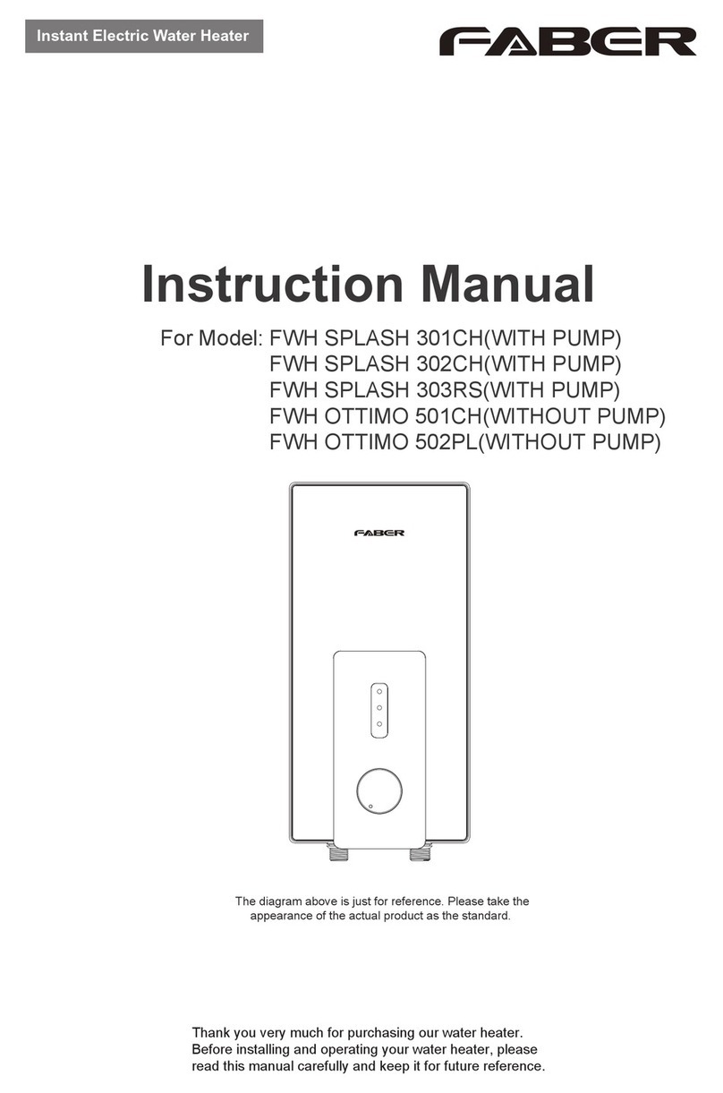 Faber FWH SPLASH 301CH User manual