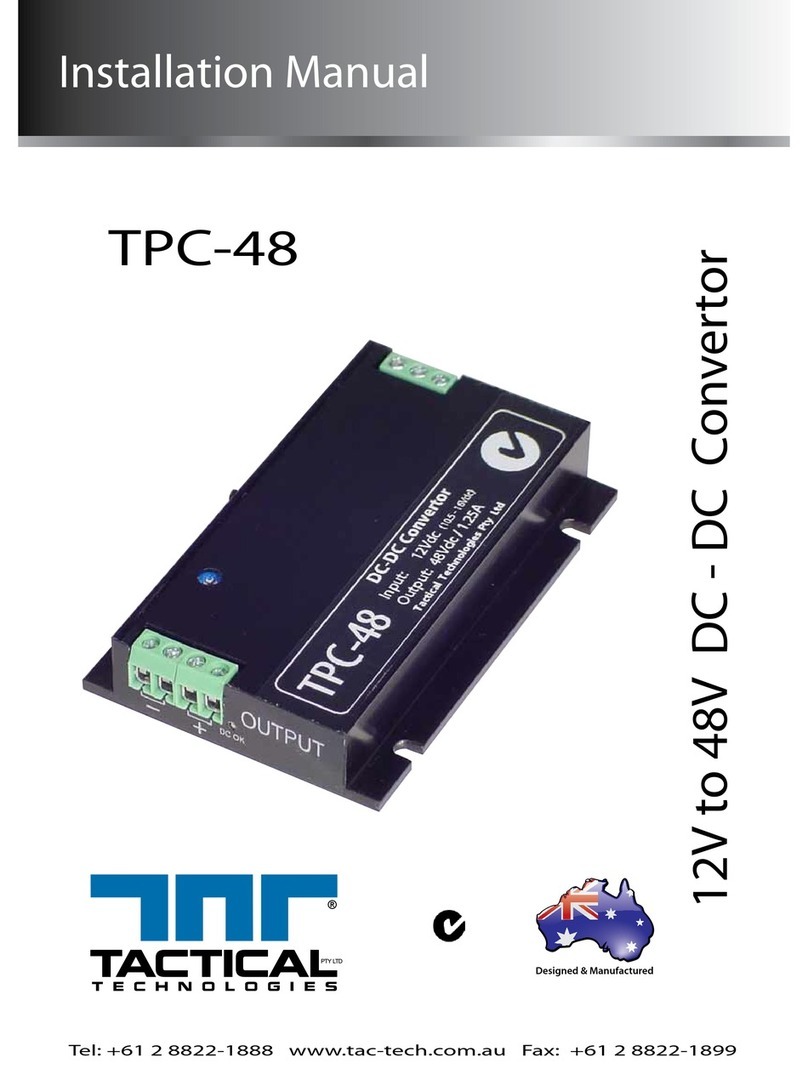 Tactical technologies TPC-48 installation manual