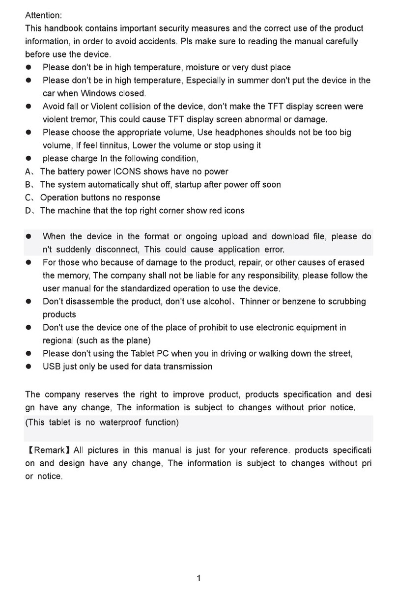 MaxWest TAB9170K user manual