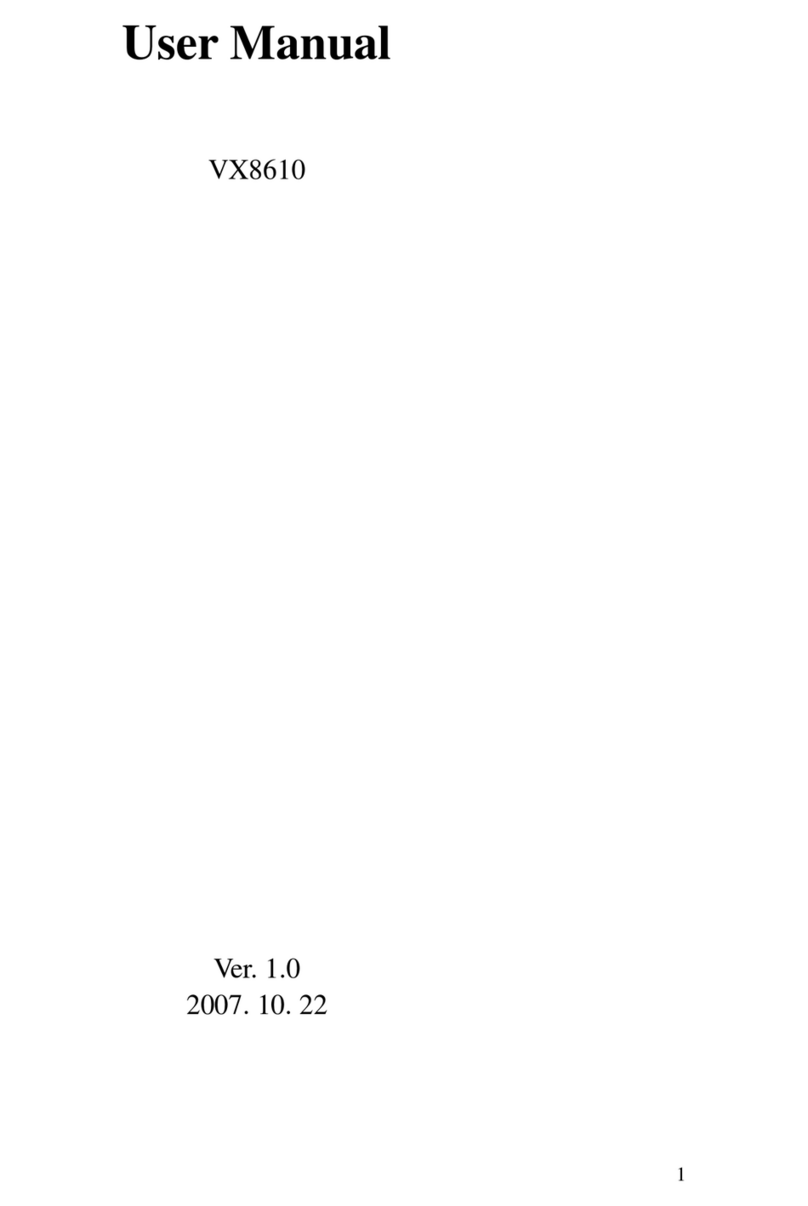 LG VX8610 Installation and operation manual