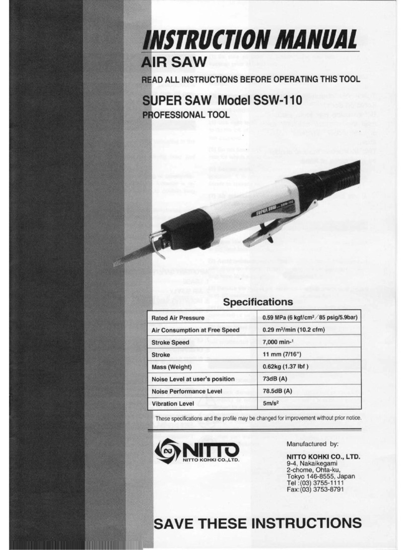 Nitto SSW-110 instruction manual