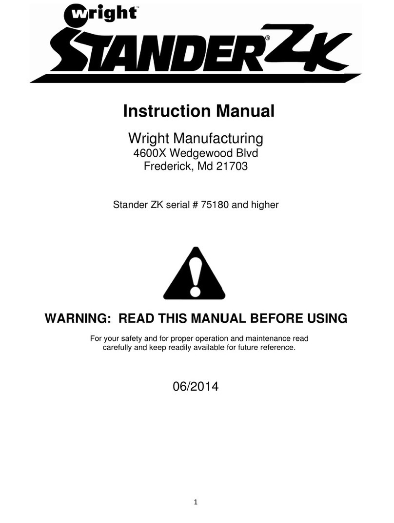 WRIGHT stander zk 75180 instruction manual