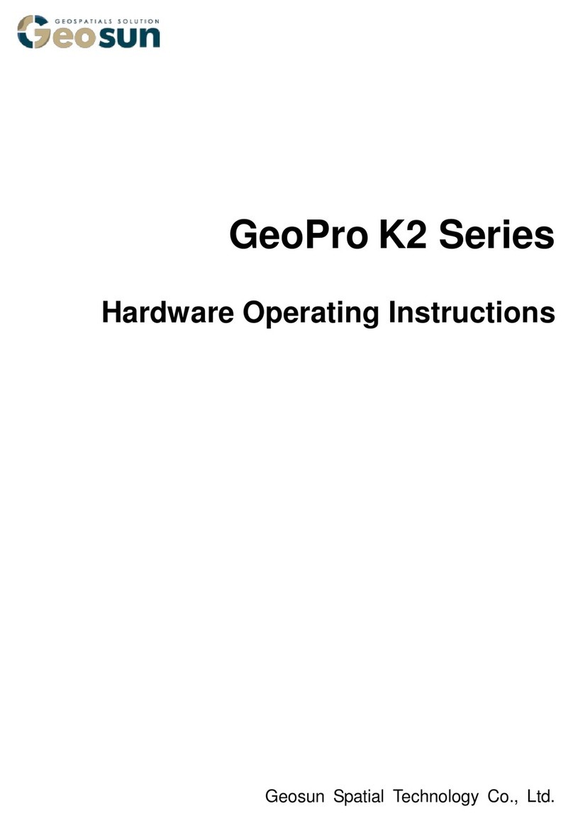 GEOSUN GeoPro K2E Hardware operating instructions