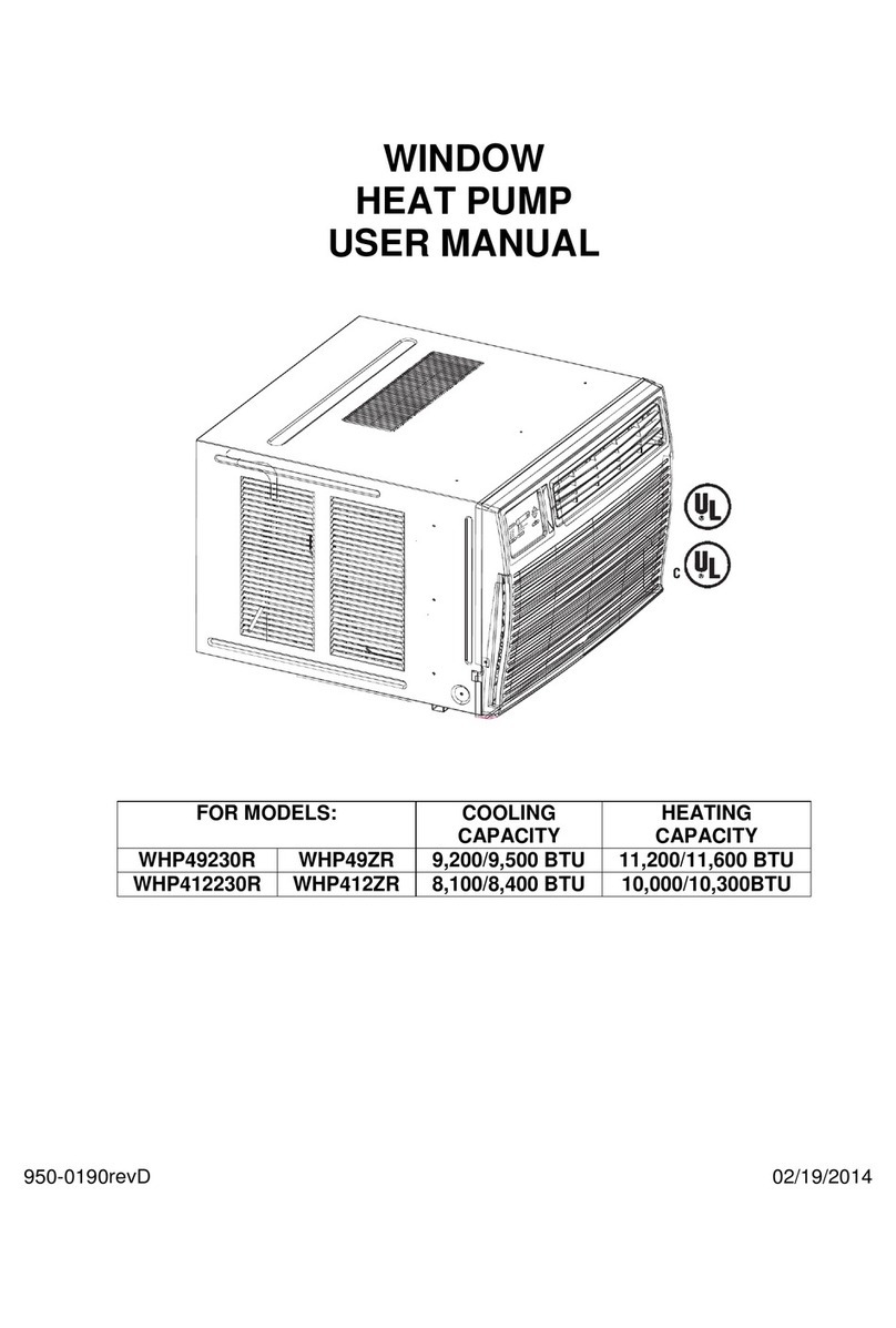 International Refrigeration Products WHP49230R user manual