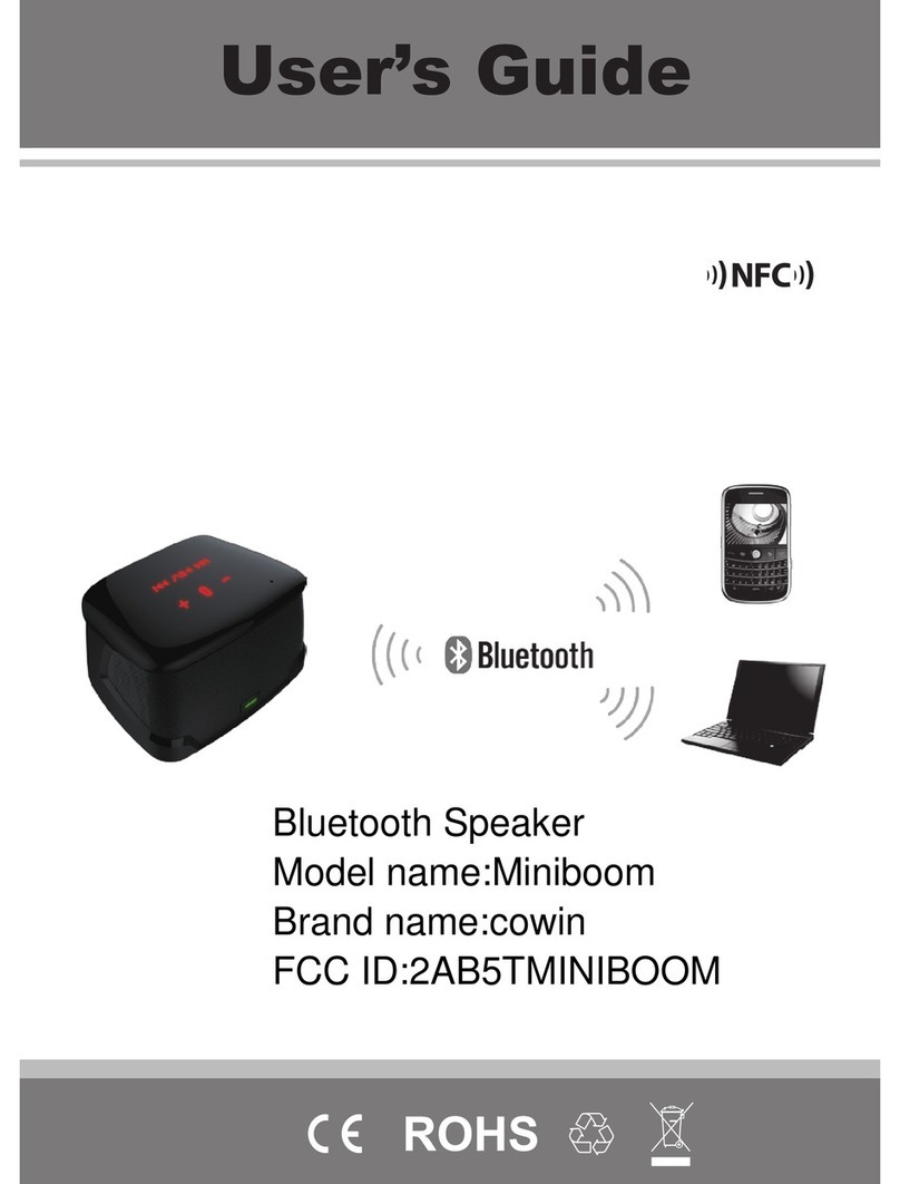 cowin Miniboom user guide