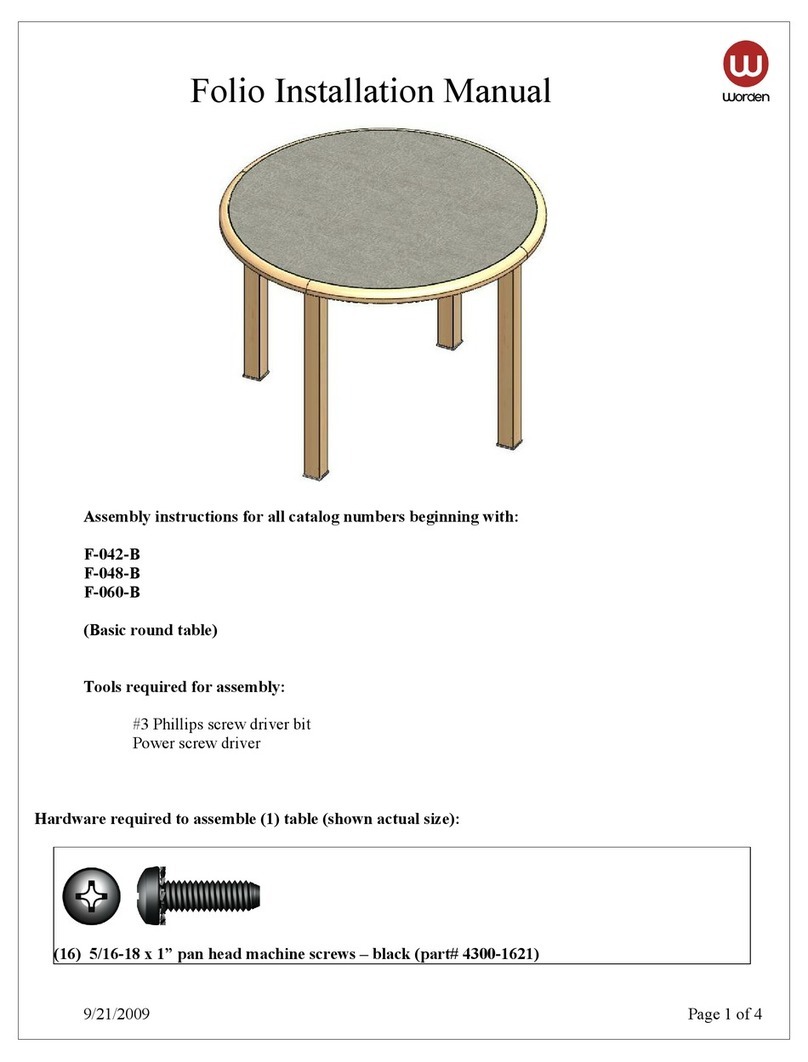 Worden Folio installation manual