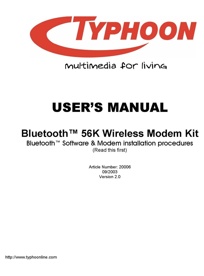 TYPHOON 20006 user manual