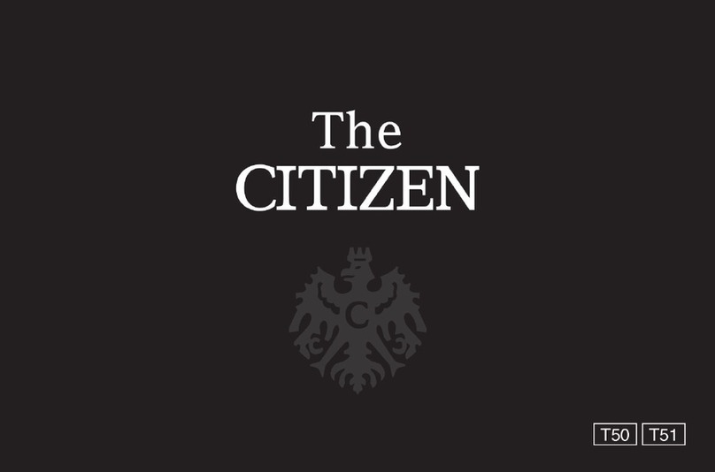 Citizen A660H instruction manual