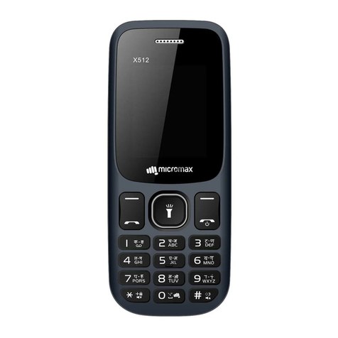Micromax X512 User manual Micromax X512 User manual
