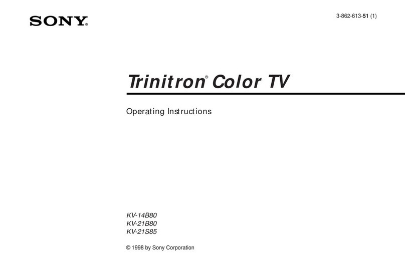 Sony Trinitron KV-14B80 User manual