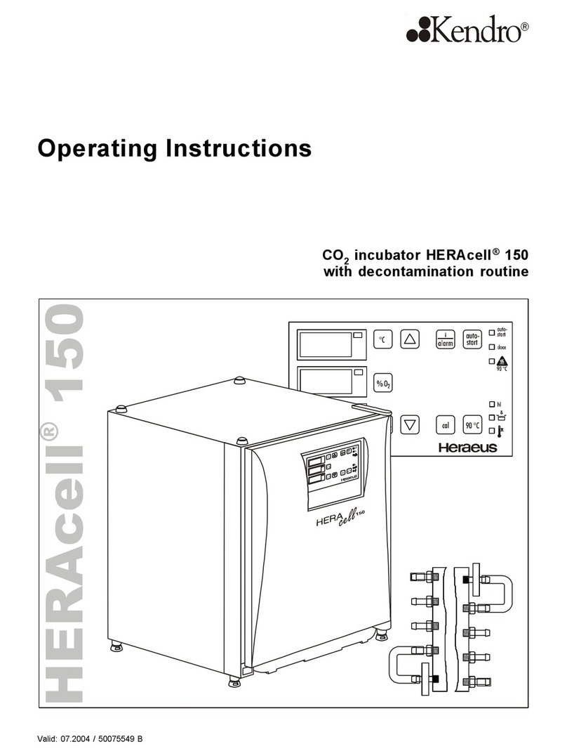 Kendro HERAcell 150 User manual Kendro HERAcell 150 User manual