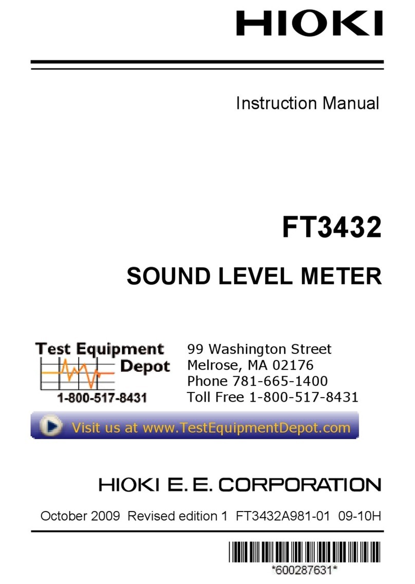 Hioki FT3432 instruction manual