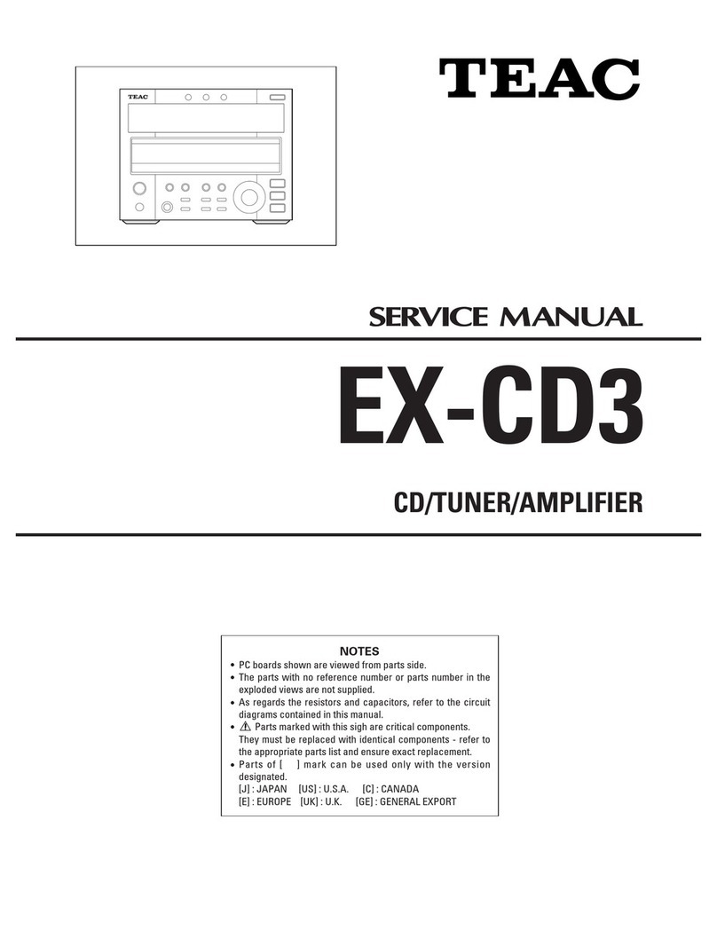 Teac EX-CD3 User manual