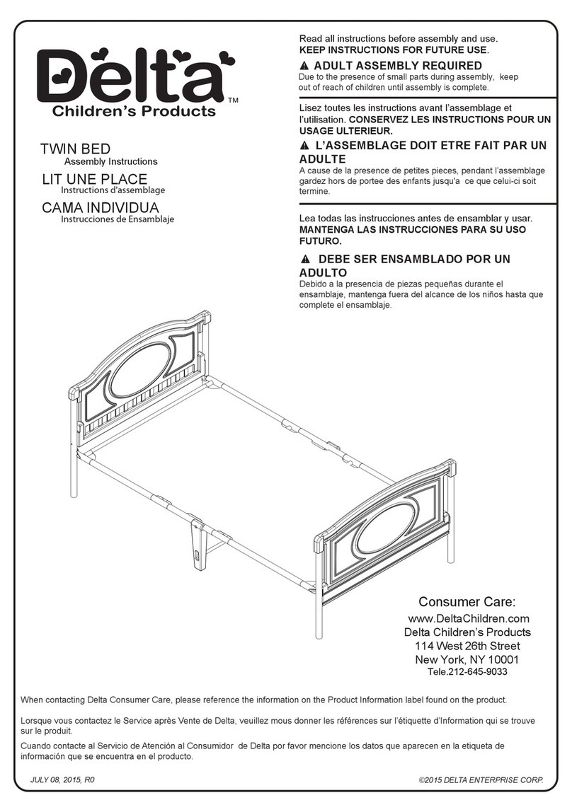 Delta TWIN BED User manual