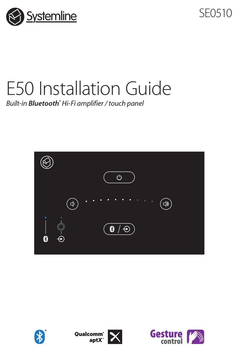 Systemline E50 User manual
