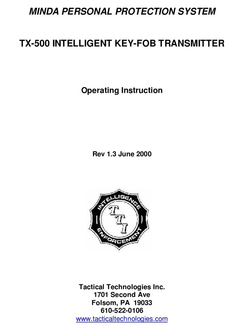 Tactical technologies TX-500 User manual