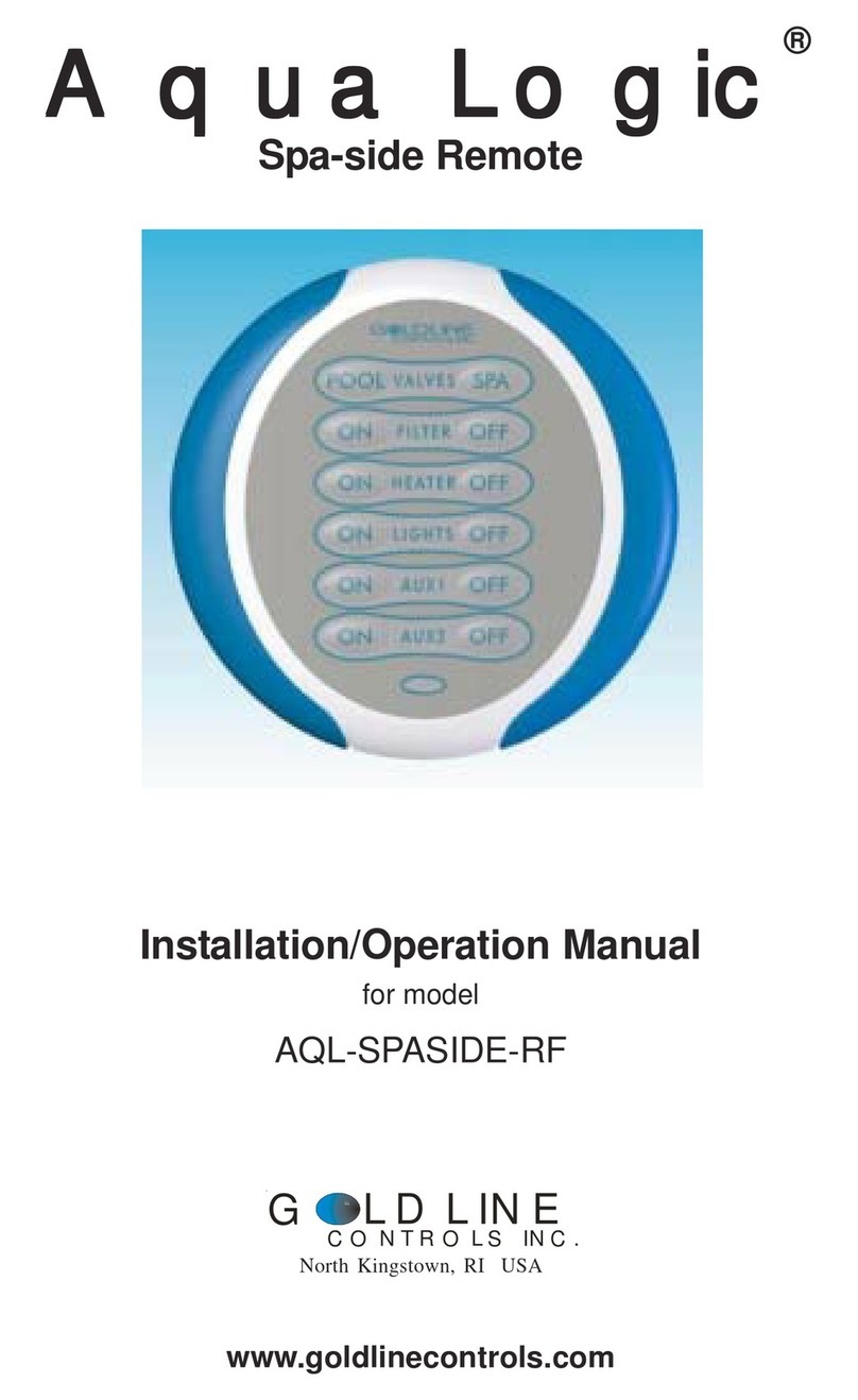 Goldline AQL-SPASIDE-RF Installation and operation manual