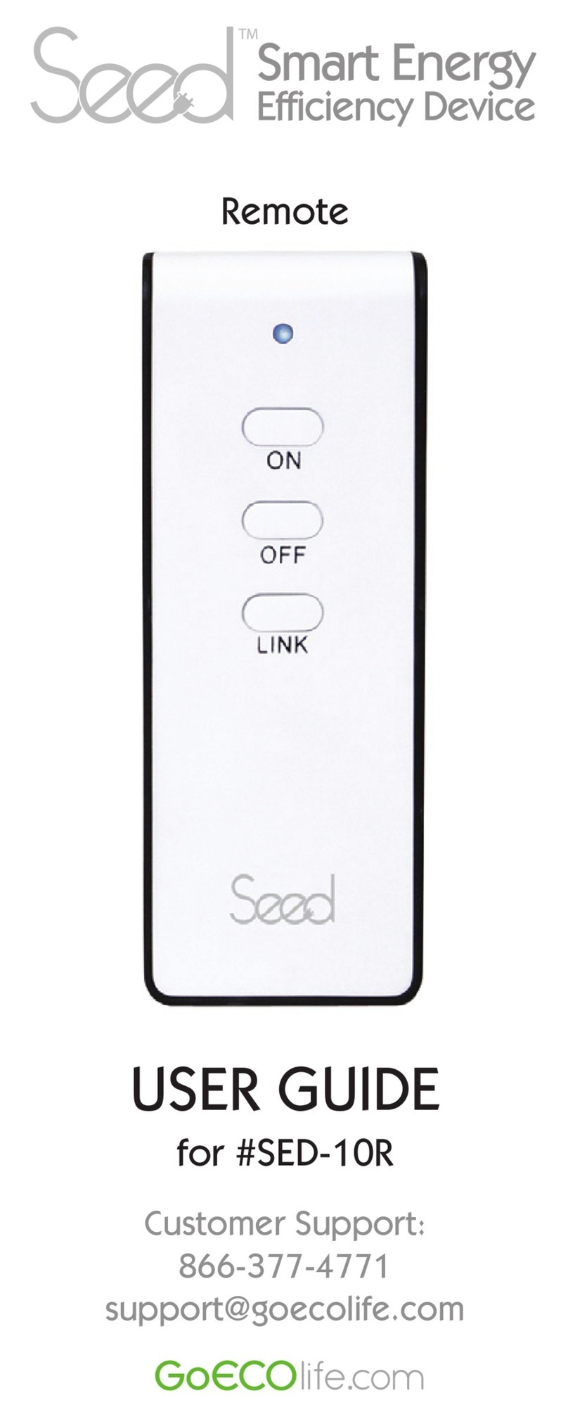 GoECOlife SED-10R user guide