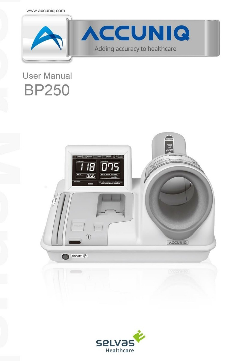Accuniq BP250 User manual