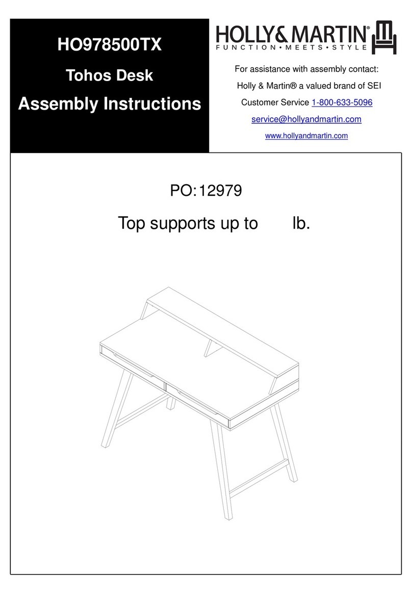 HOLLY&MARTIN HO978500TX Assembly instructions HOLLY&MARTIN HO978500TX Assembly instructions