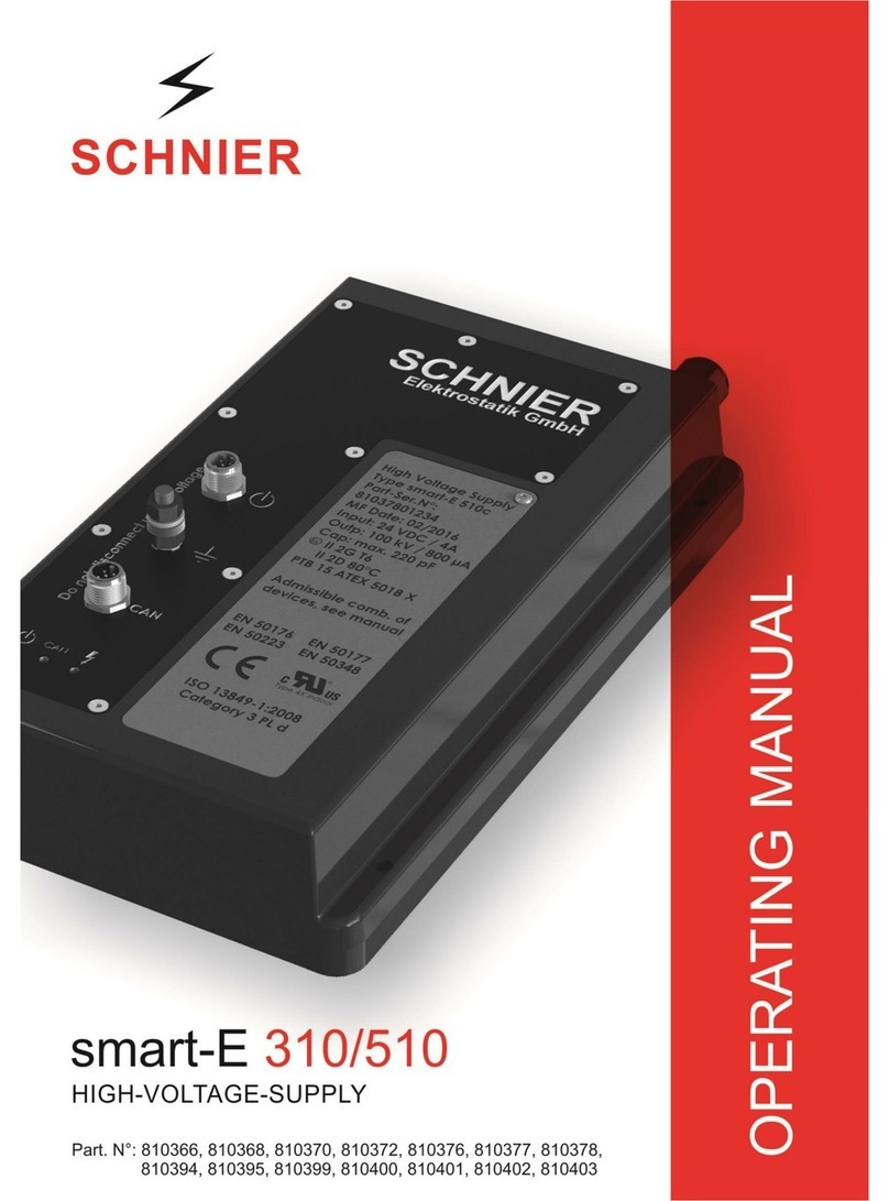 SCHNIER smart-E 310 operating manual