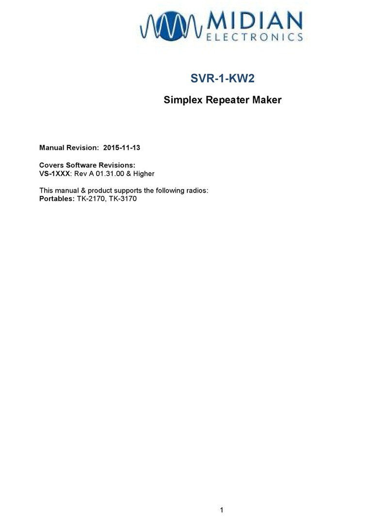 Midian SVR-1-KW2 manual