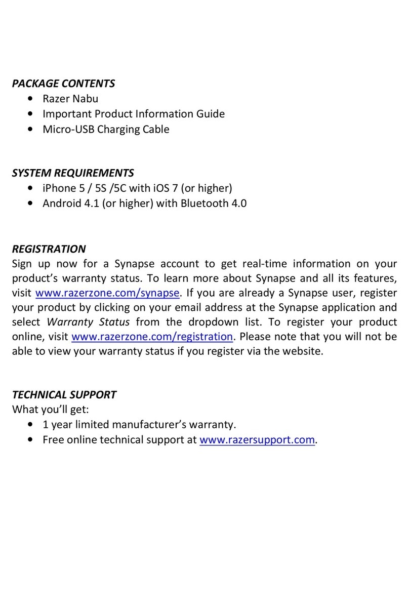 Razer NABU quick start guide Razer NABU quick start guide