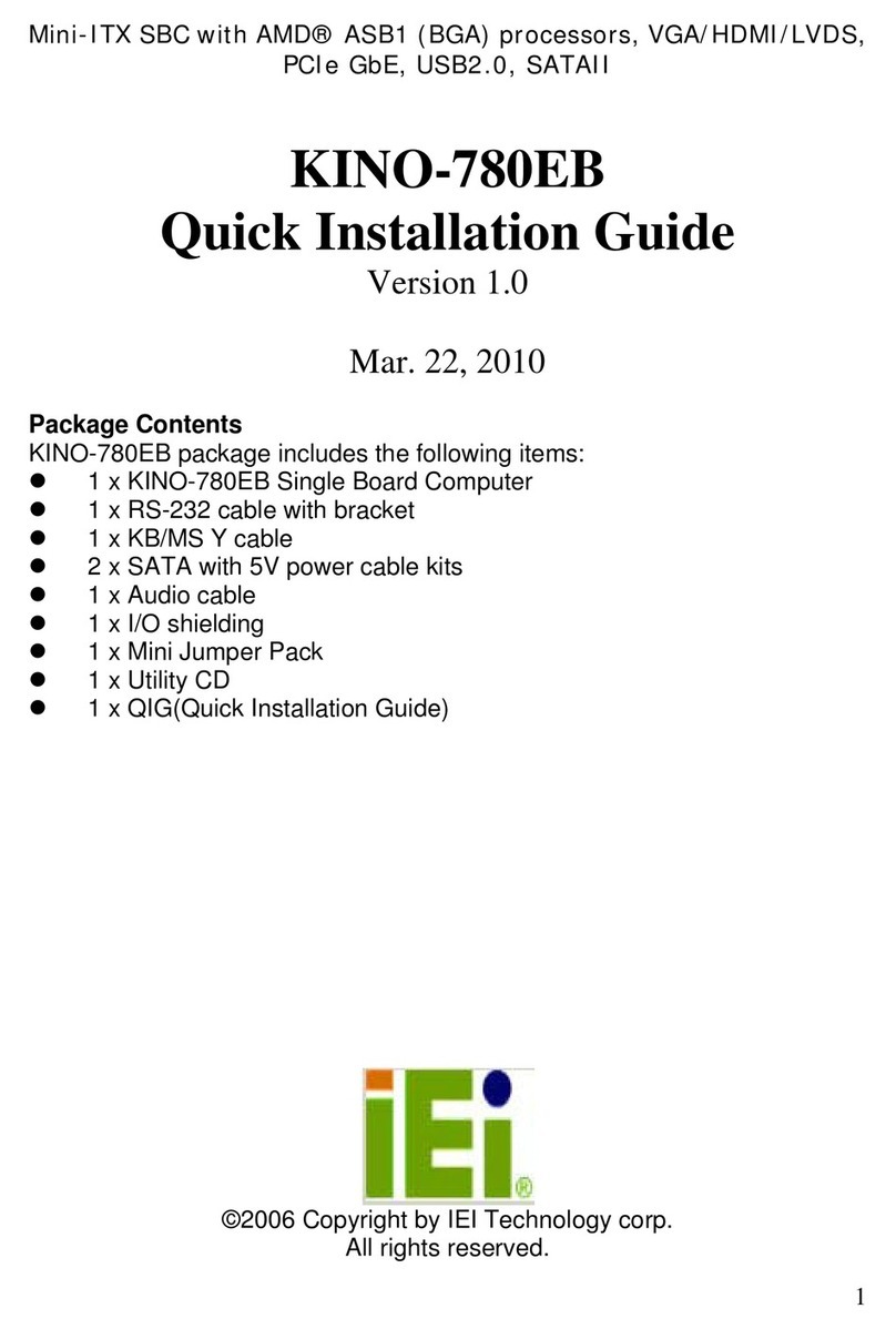 IEI Technology KINO-780EB User manual