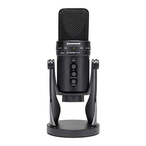 Samson G-Track Pro User manual