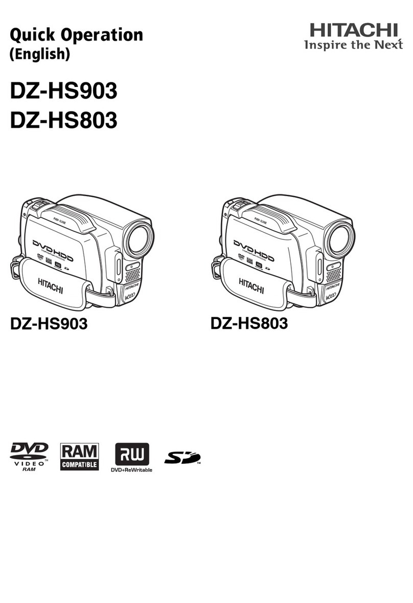 Hitachi DZ-HS903 Quick operation