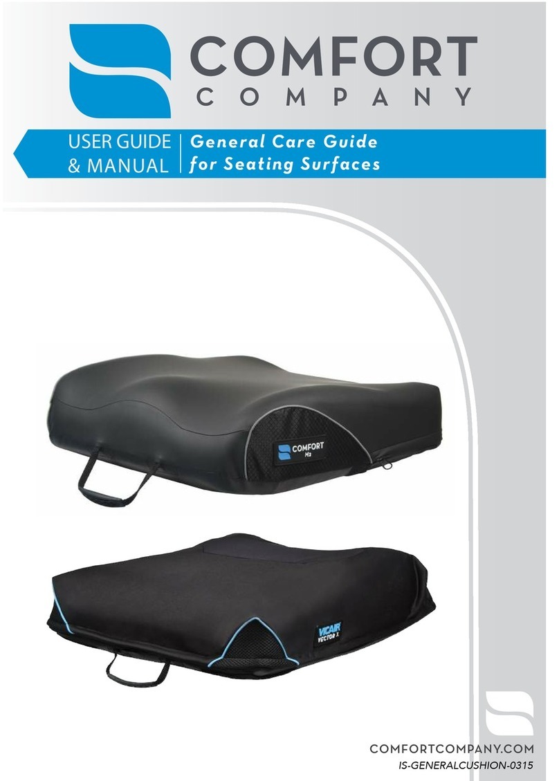Comfort Company IS-GENERALCUSHION-0315 user guide Comfort Company IS-GENERALCUSHION-0315 user guide