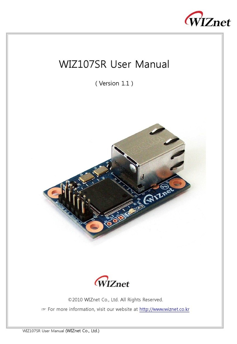 Wiznet WIZ107SR user manual
