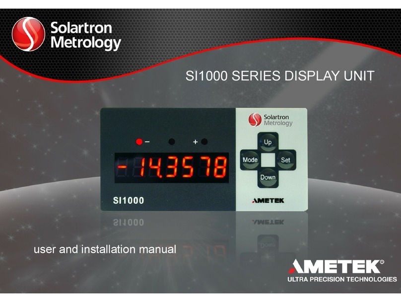 Ametek SI1500 Operating manual