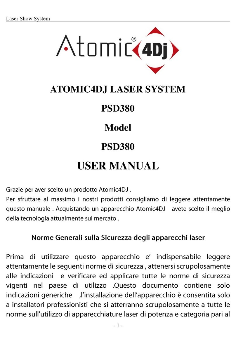 ATOMIC4DJ PSD380 User manual