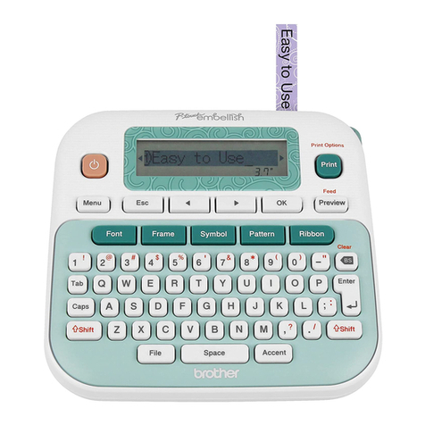 Brother P-touch Embellish User manual