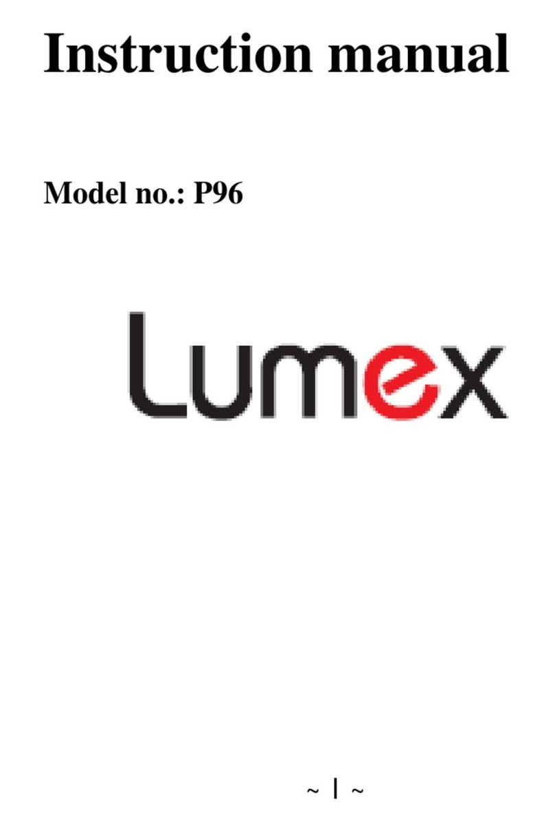 Lumex P96 instruction manual