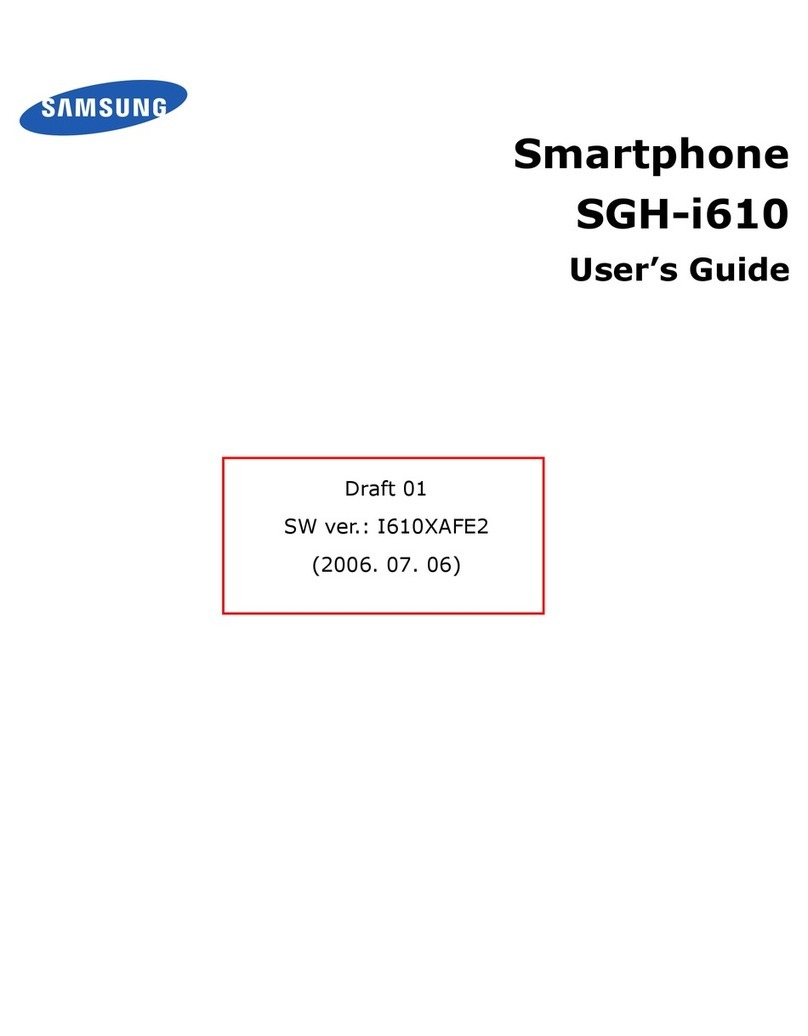 Samsung SGH-i610 User manual