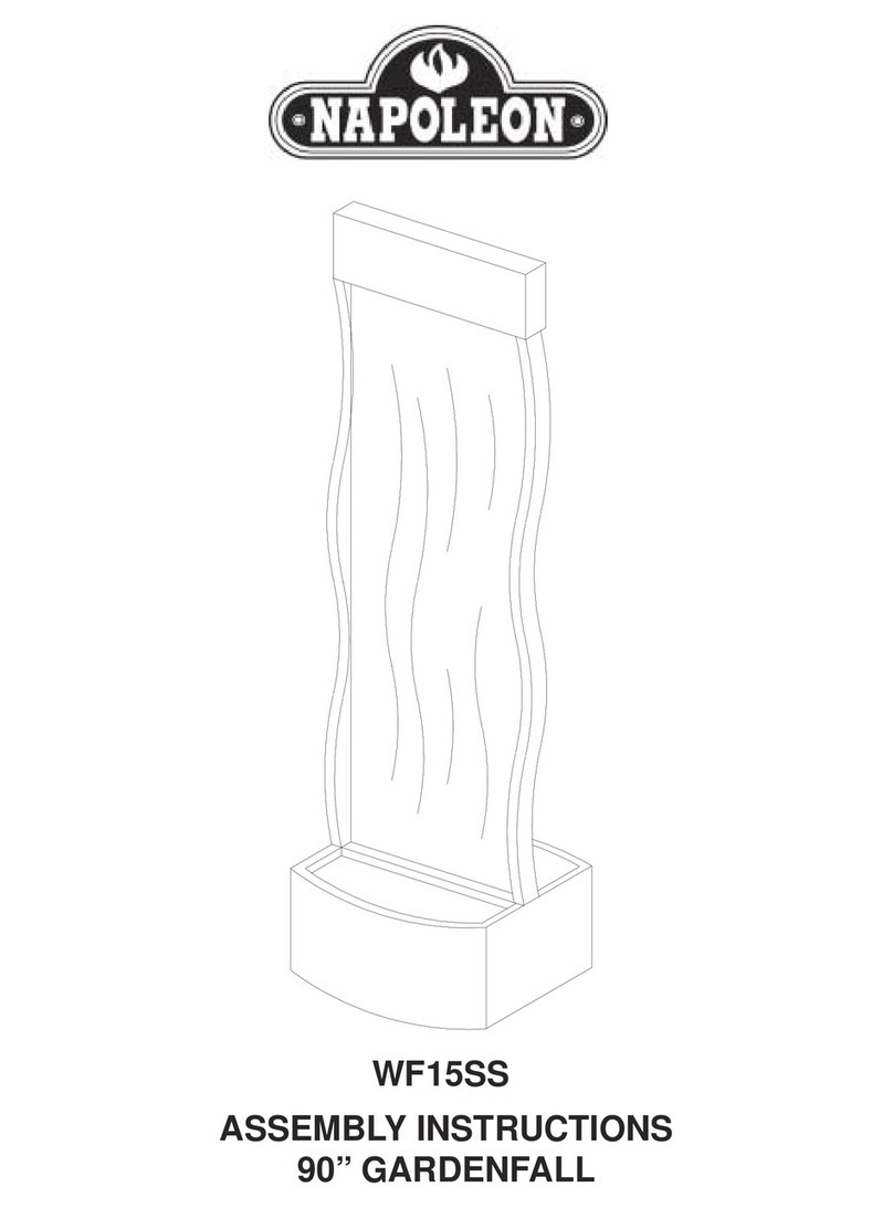 Napoleon WF15SS User manual